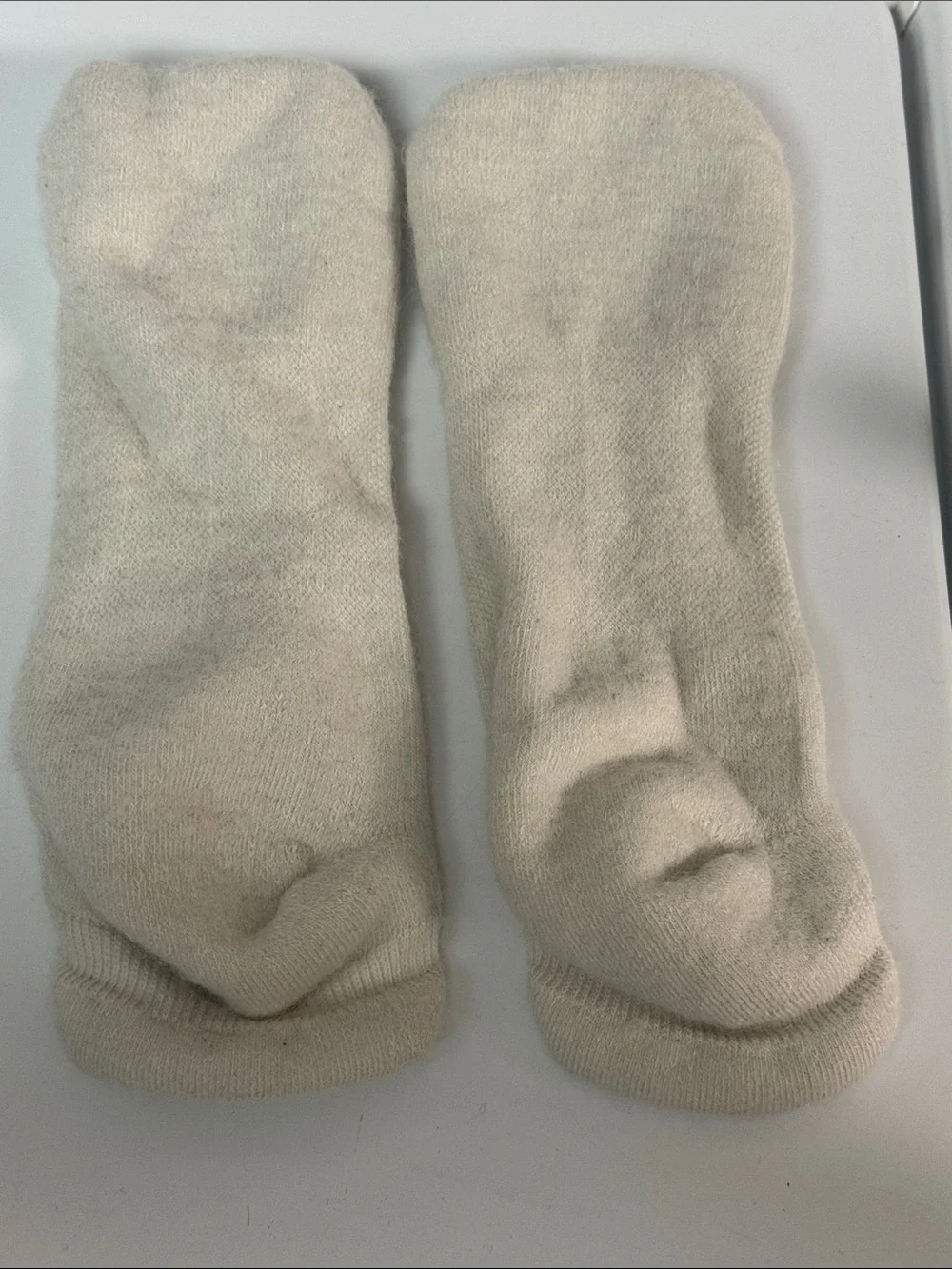 Pacas Alpaca Bone Colored Low-Cut Ankle Socks Size L/Xl Off-White NWOT Cozy